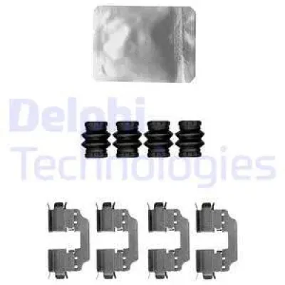 Комплектующие, колодки дискового тормоза DELPHI LX0633