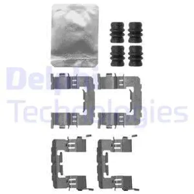 LX0645 DELPHI Комплектующие, колодки дискового тормоза