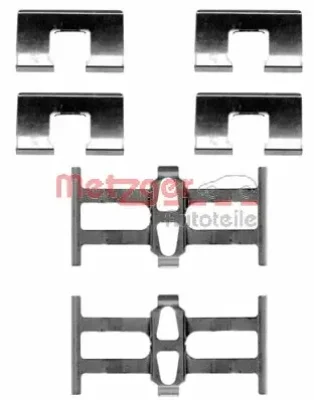 109-1118 METZGER Комплектующие, колодки дискового тормоза