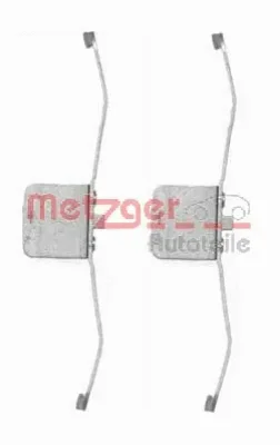 Комплектующие, колодки дискового тормоза METZGER 109-1639