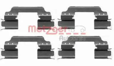 109-1649 METZGER Комплектующие, колодки дискового тормоза