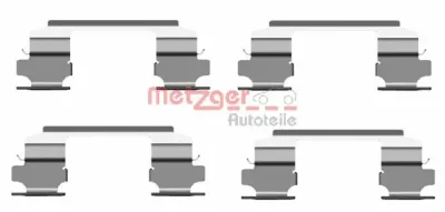 109-1686 METZGER Комплектующие, колодки дискового тормоза