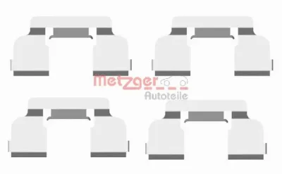 109-1698 METZGER Комплектующие, колодки дискового тормоза