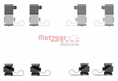 109-1699 METZGER Комплектующие, колодки дискового тормоза