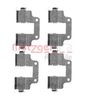 109-1739 METZGER Комплектующие, колодки дискового тормоза