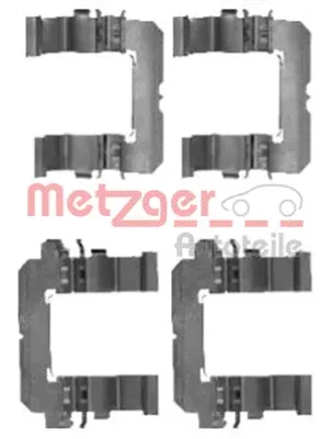 109-1756 METZGER Комплектующие, колодки дискового тормоза