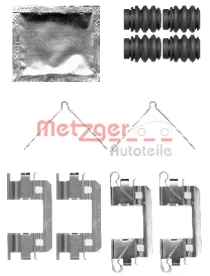 109-1811 METZGER Комплектующие, колодки дискового тормоза