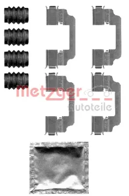 109-1826 METZGER Комплектующие, колодки дискового тормоза