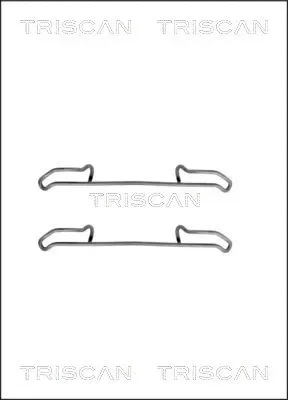 8105 101540 TRISCAN Комплектующие, колодки дискового тормоза