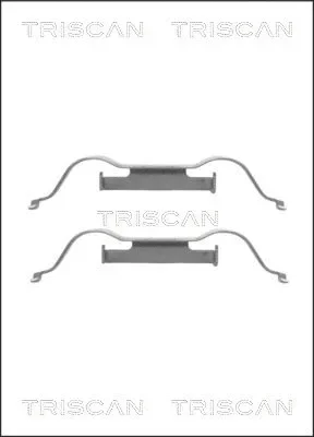 8105 101626 TRISCAN Комплектующие, колодки дискового тормоза