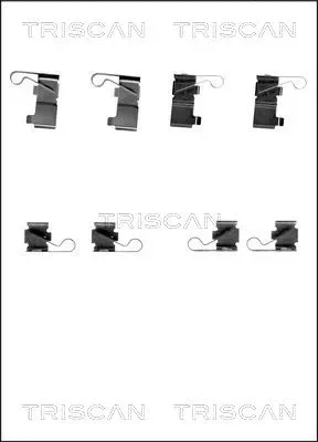 Комплектующие, колодки дискового тормоза TRISCAN 8105 131639
