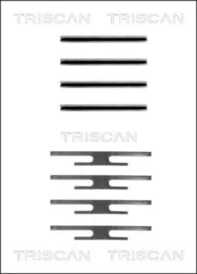 8105 241309 TRISCAN Комплектующие, колодки дискового тормоза