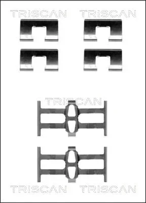 8105 401614 TRISCAN Комплектующие, колодки дискового тормоза