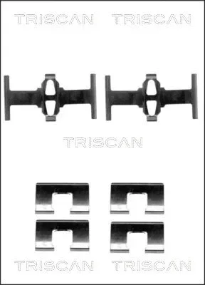 Комплектующие, колодки дискового тормоза TRISCAN 8105 401615