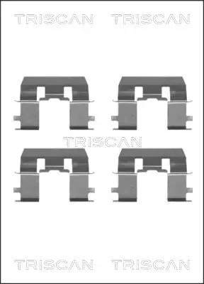 8105 401617 TRISCAN Комплектующие, колодки дискового тормоза