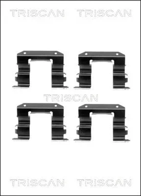 8105 431616 TRISCAN Комплектующие, колодки дискового тормоза