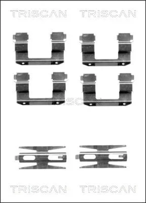 8105 431618 TRISCAN Комплектующие, колодки дискового тормоза