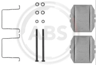 Комплектующие, колодки дискового тормоза A.B.S. 1053Q