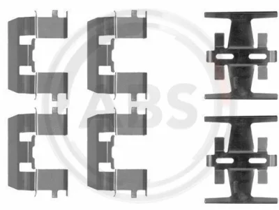Комплектующие, колодки дискового тормоза A.B.S. 1208Q