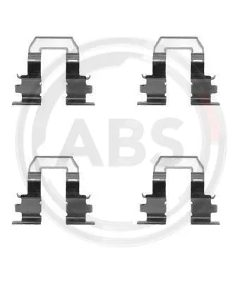 Комплектующие, колодки дискового тормоза A.B.S. 1255Q