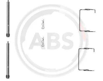 Комплектующие, колодки дискового тормоза A.B.S. 1267Q