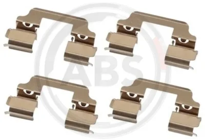 Комплектующие, колодки дискового тормоза A.B.S. 1828Q