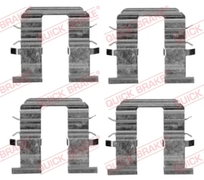 109-1746 KAWE Комплектующие, колодки дискового тормоза