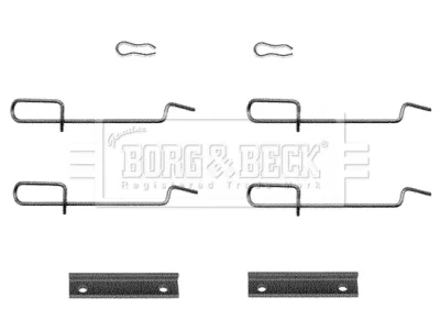 BBK1119 BORG & BECK Комплектующие, колодки дискового тормоза