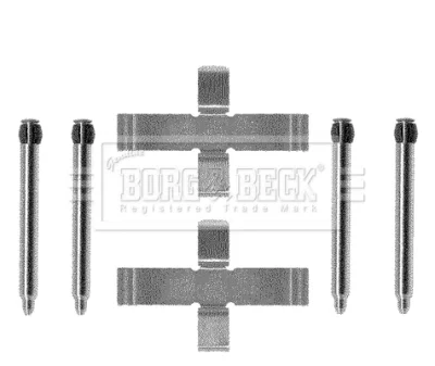 BBK1177 BORG & BECK Комплектующие, колодки дискового тормоза