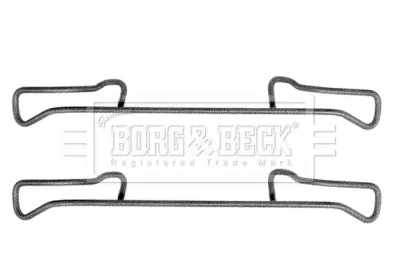 BBK1178 BORG & BECK Комплектующие, колодки дискового тормоза