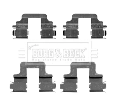 BBK1224 BORG & BECK Комплектующие, колодки дискового тормоза