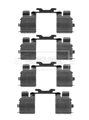 BBK1302 BORG & BECK Комплектующие, колодки дискового тормоза