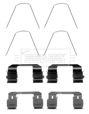 BBK1363 BORG & BECK Комплектующие, колодки дискового тормоза