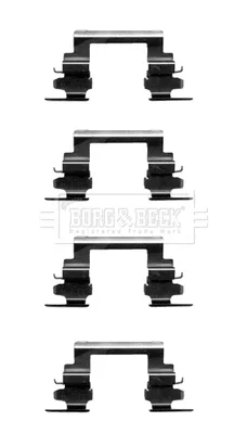 BBK1370 BORG & BECK Комплектующие, колодки дискового тормоза