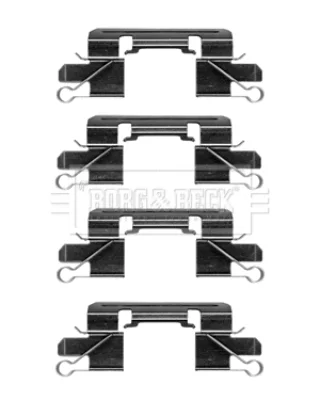 BBK1397 BORG & BECK Комплектующие, колодки дискового тормоза