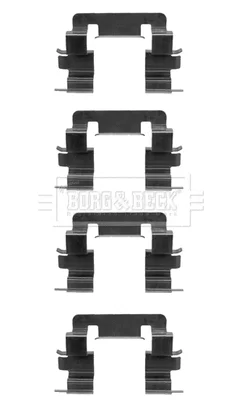 BBK1430 BORG & BECK Комплектующие, колодки дискового тормоза