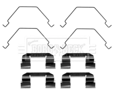 BBK1470 BORG & BECK Комплектующие, колодки дискового тормоза
