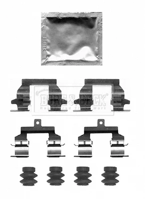 BBK1628 BORG & BECK Комплектующие, колодки дискового тормоза