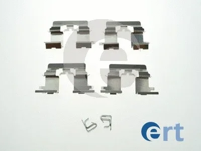 Комплектующие, колодки дискового тормоза ERT 420247