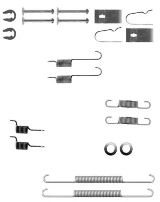 X0136 BEHR/HELLA/PAGID Комплектующие, тормозная колодка