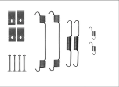 X0264 BEHR/HELLA/PAGID Комплектующие, тормозная колодка