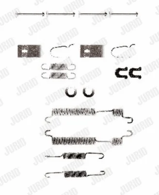 771229J JURID Комплектующие, тормозная колодка