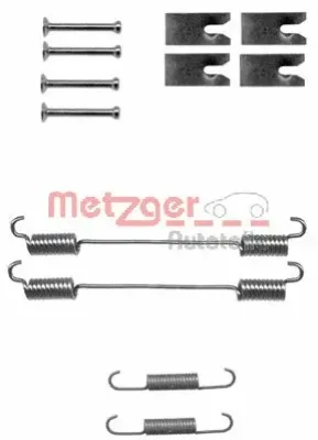 105-0862 METZGER Комплектующие, тормозная колодка