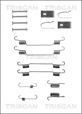 8105 102575 TRISCAN Комплектующие, тормозная колодка