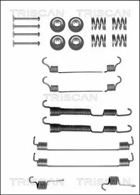 8105 422584 TRISCAN Комплектующие, тормозная колодка