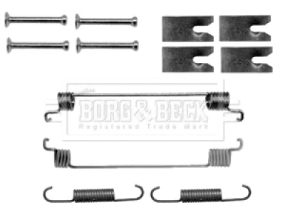 BBK6151 BORG & BECK Комплектующие, тормозная колодка