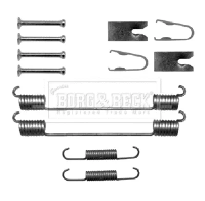 BBK6152 BORG & BECK Комплектующие, тормозная колодка