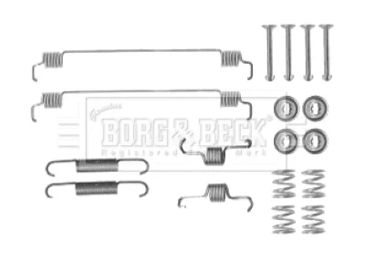 BBK6159 BORG & BECK Комплектующие, тормозная колодка