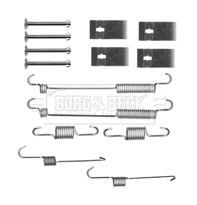 BBK6161 BORG & BECK Комплектующие, тормозная колодка