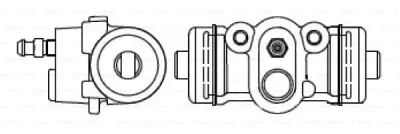 F 026 002 387 BOSCH Колесный тормозной цилиндр